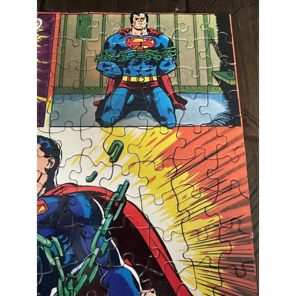 1973 Superman Jigsaw Puzzle 200 Pieces Complete